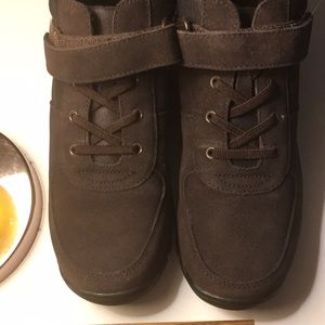 Lands end Boys, Big Boys Lands’ End Brown Suede Boots size 6